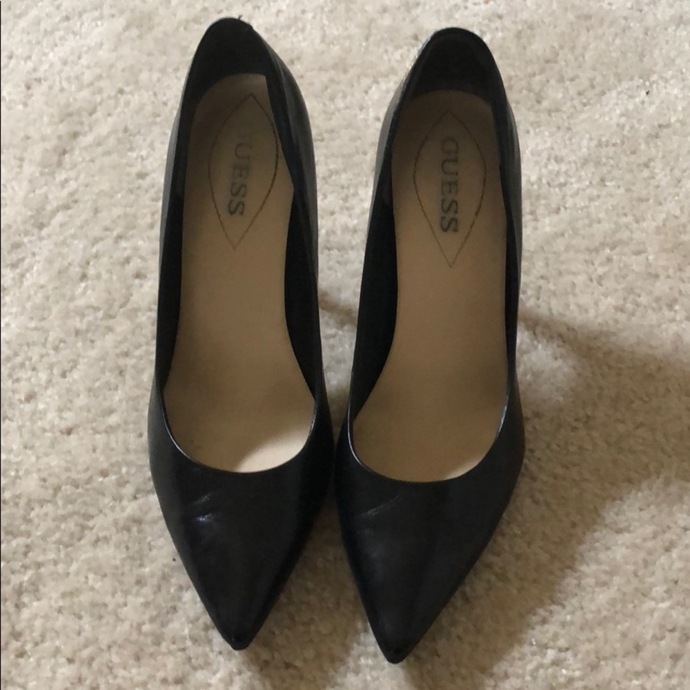 Leather Black Pumps